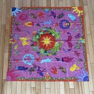 Lush Knot Wrap Scarf Summer Solstice 39"x39"